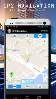 GPS Navigation android App screenshot 2